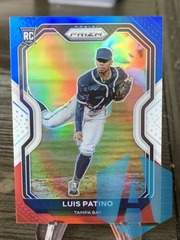 2021 Panini Prizm #189 Luis Patino RED WHITE & BLUE PRIZM SP RC